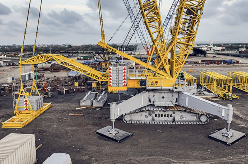 ESEASA recibe la primera gr&uacute;a sobre cadenas de v&iacute;a estrecha LR 1700-1.0W en Am&eacute;rica Latina